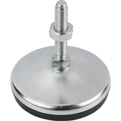 Kipp Stellfuss Form A Stahl D=80, M12x100