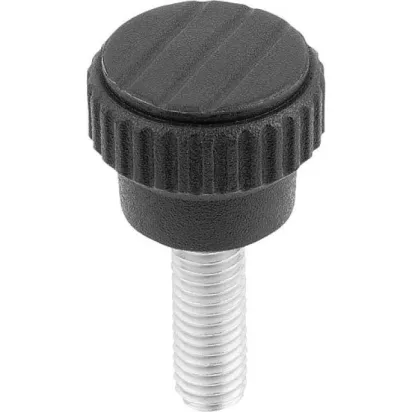 Kipp Novo.Grip Rändelknopf Gr. 0 M5x10