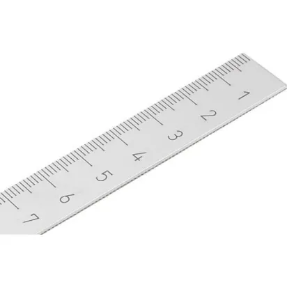 Kipp Massstab Edelstahl vertikal L=1000