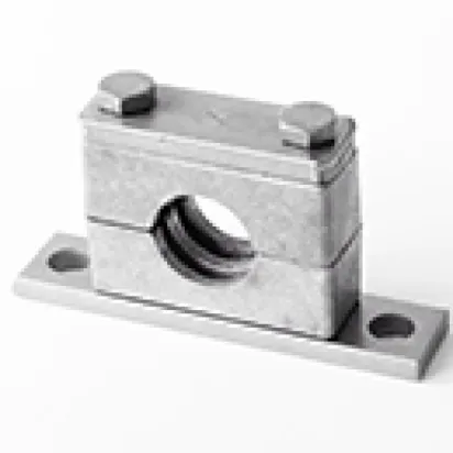 Stauff Komplettschelle Gr. 4, 28 mm Schwere Doppel-Baureihe, Aluminium