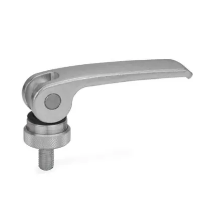 Ganter Exzenterspanner GN927.3-101, Kunststoff-Auflagescheibe mit Stellmutter