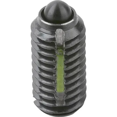 Kipp Federndes Druckstück M16 Bolzen, long lok, leichte Federkraft