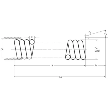 Gutekunst Zugfedern-Strang M-097