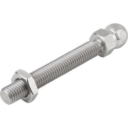 Kipp Gewindespindel M14x150 für Gelenkfuss, Edelstahl