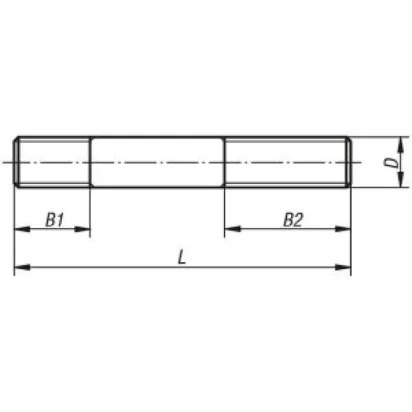 Norelem Stiftschraube M5x20