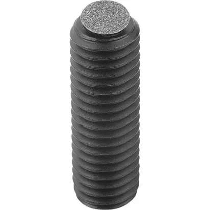 Kipp Pendelauflage Form O mit O-Ring D1=M12, L=27
