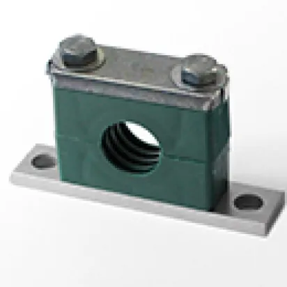 Stauff Komplettschelle Gr. 8, 88,9 mm Schwere Doppel-Baureihe, Polypropylen