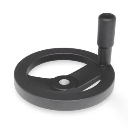 Ganter Speichenhandräder, Schwarz, Kunststoffbeschichtet GN324-250