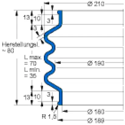 Freudenberg Faltenbalg V6-661  45NBR670