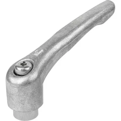 KIPP KLEMMHEBEL GR. 3 M10, ZINK BLANK, KOMP: EDELSTAHL BLANK