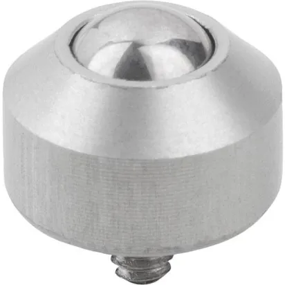 Kipp Kugelrolle Mini Edelstahl Form B D1=M4