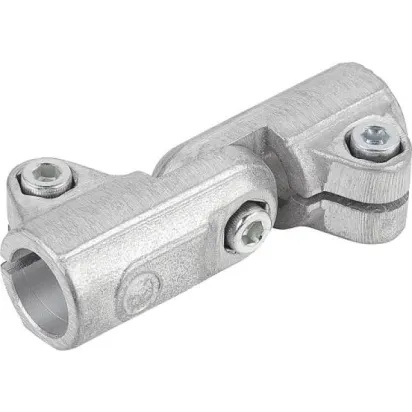 Kipp Gelenkklemmstück Aluminiumguss ohne Verzahnung A=18