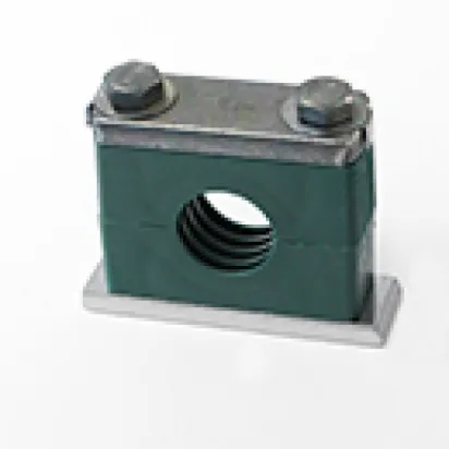 Stauff Komplettschelle Gr. 9, 125 mm Schwere Baureihe, Polypropylen
