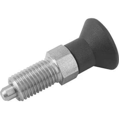 Kipp Arretierbolzen Gr. 5 Form A Arretierstift nicht gehärtet Edelstahl