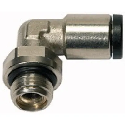 Riegler L-Steckverschraubung »click-clock« drehbar G1/4