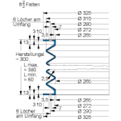 Freudenberg Faltenbalg V6-632  50CR879