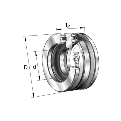 52236 FAG Axial-Rillenkugellager