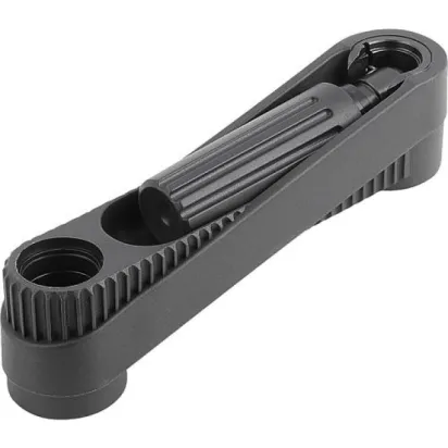 Kipp Novo.Grip Handkurbel mit Sicherheitszyl. Griff, A=125, D=14h7
