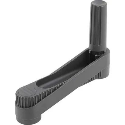Kipp Novo.Grip Handkurbel zyl. Griff umlegbar Gr. 1, A=80, D=8h7