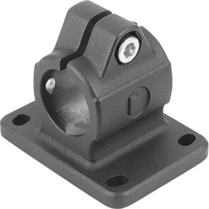 KIPP ROHRVERBINDER MIT FLANSCH FÜR LINEAREINHEIT