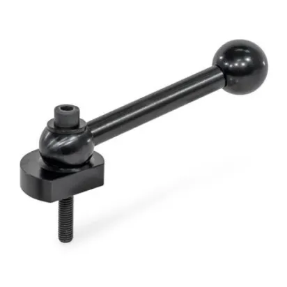 Ganter Spiralexzenter, Stahl, Spannung radial, Schraube von der Bedienseite GN918 KVS-R