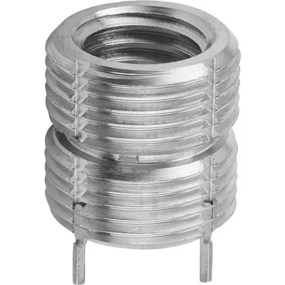 Kipp Gewindeeinsatz selbstsichernd D1=M16x1,5, D2=M22x1,5 Edelstahl
