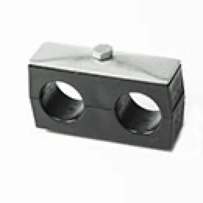 Stauff Komplettschelle Gr. 4, 28/21,3 mm Doppel-Baureihe, Polyamid