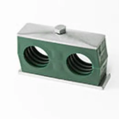 Stauff Komplettschelle Gr. 5, 42/38 mm Doppel-Baureihe, Polypropylen