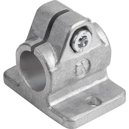 Kipp Flanschklemmstück Aluminiumguss A=15,1