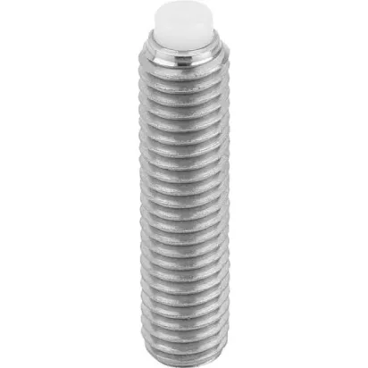 Kipp Druckschraube M5x41 Edelstahl mit Kunststoffbolzen pom