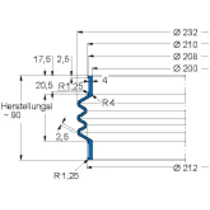 Freudenberg Faltenbalg V6-1528  50CR879