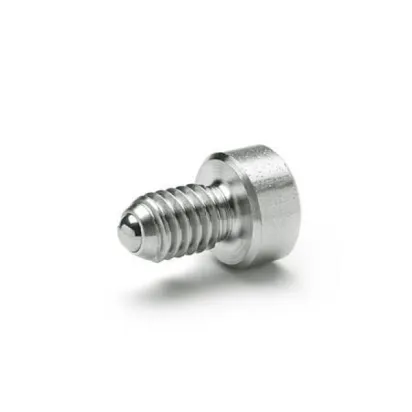 Ganter Federnde Druckstücke, Edelstahl GN815.1