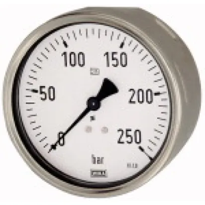 Riegler Manometer Robust, G1/2 hinten exzentrisch