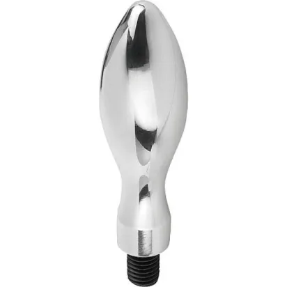 Kipp Feststehender Ballengriff, Aluminium DIN39, Form E, D1=20, D3=M8, L1=64