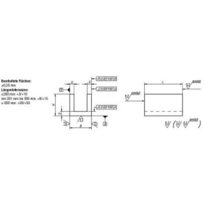 Norelem U-Profil Aluminium