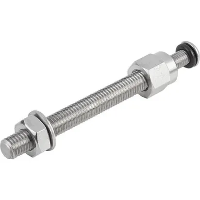 Kipp Gewindespindel M20x120 für Gelenkfuss, Edelstahl