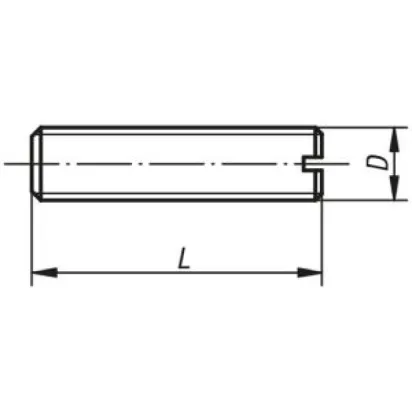Norelem Gewindestift M10x80