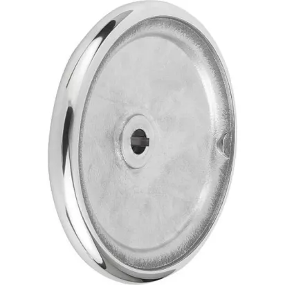 Kipp Scheibenhandrad ähnl. DIN950 mit Nut, D1=160, D2=16