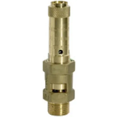 Riegler Sicherheitsventil, Messing, G1 1/2 Ansprechdruck 2,75 bar