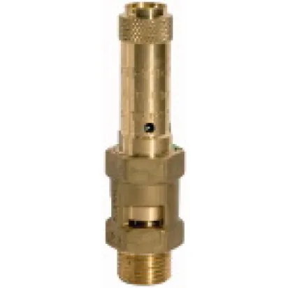 Riegler Sicherheitsventil, Messing, G1/2 Ansprechdruck 5 bar