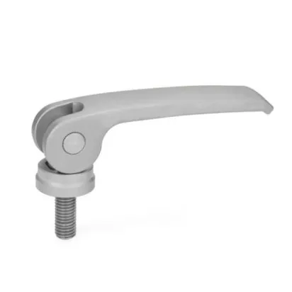 Ganter Exzenterspanner, Edelstahl GN927.7-101, Edelstahl-Auflagescheibe ohne Stellmutter