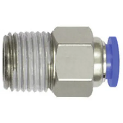 Riegler Gerade Steckverschraubung »Blaue Serie« mini R1/8