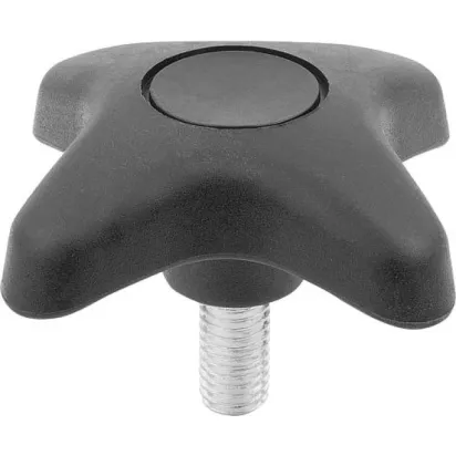 Kipp Kreuzgriff soft Form L D=76 D=M10x40