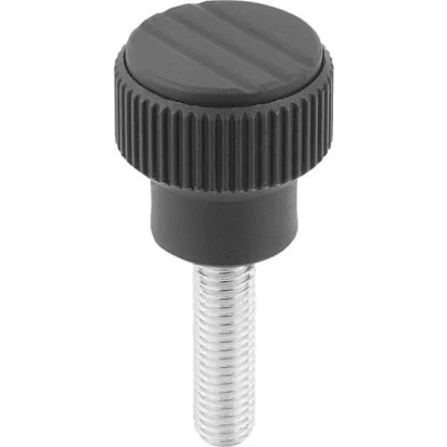 Kipp Novo.Grip Rändelknopf Gr. 1 M5x12