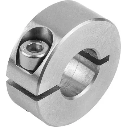 Kipp Klemmring geschlitzt Edelstahl, D1=18
