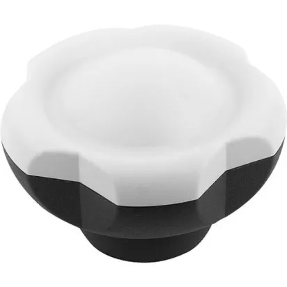 Kipp Novo.Grip Klemmgriff D=63 M10 Deckel lichtgrau