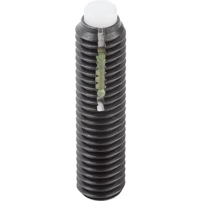 Kipp Druckschraube M5x41 mit Kunststoffbolzen pom long lok