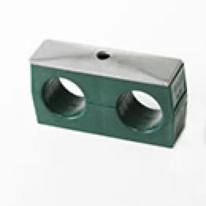 Stauff Komplettschelle Gr. 2, 19/19 mm Doppel-Baureihe, Polypropylen