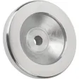 Kipp Scheibenhandrad Alu ohne Griff ohne Nut, D1=140, D2=15