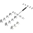 Norelem Gasdruckfeder Gr. 04/12 Stahl F1=40, D1=12, D=4, C=80